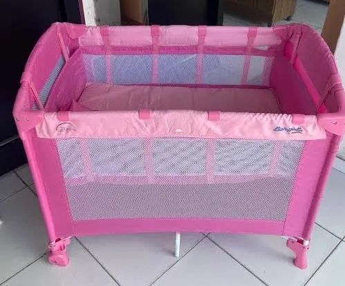 VENDO BERÇO CERCADO ROSA BURIGOTO