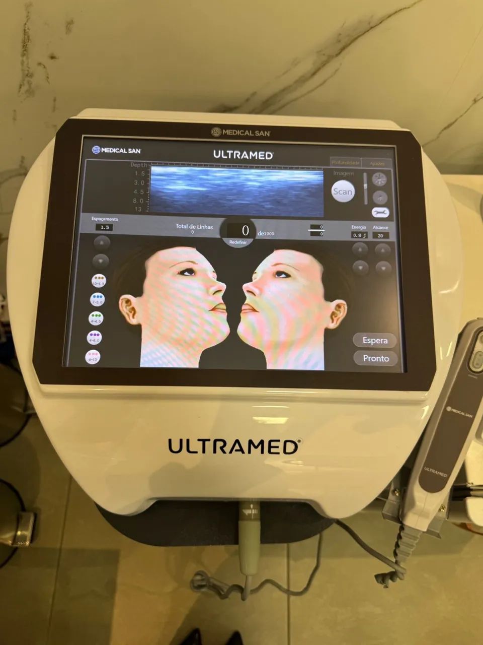 Ultrassom micro e macro focado com 5 ponteiras ultramed  - Foto 2