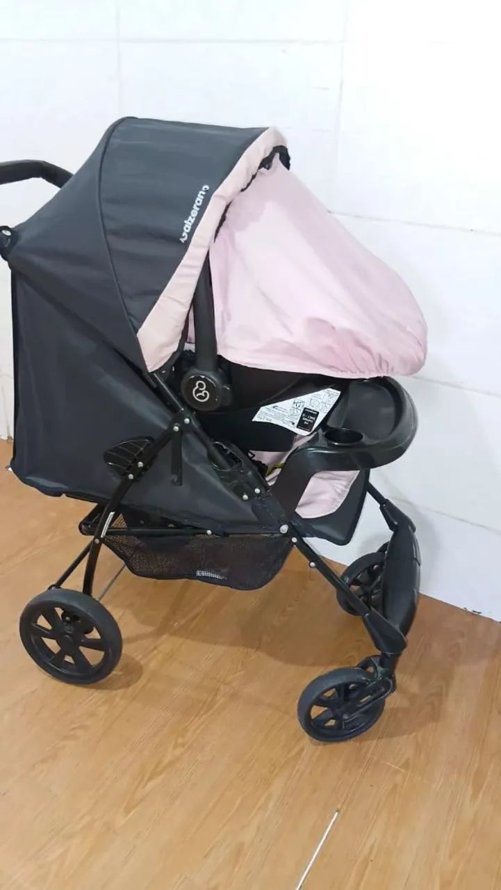Carrinho Galzerano e bebê conforto  - Foto 2