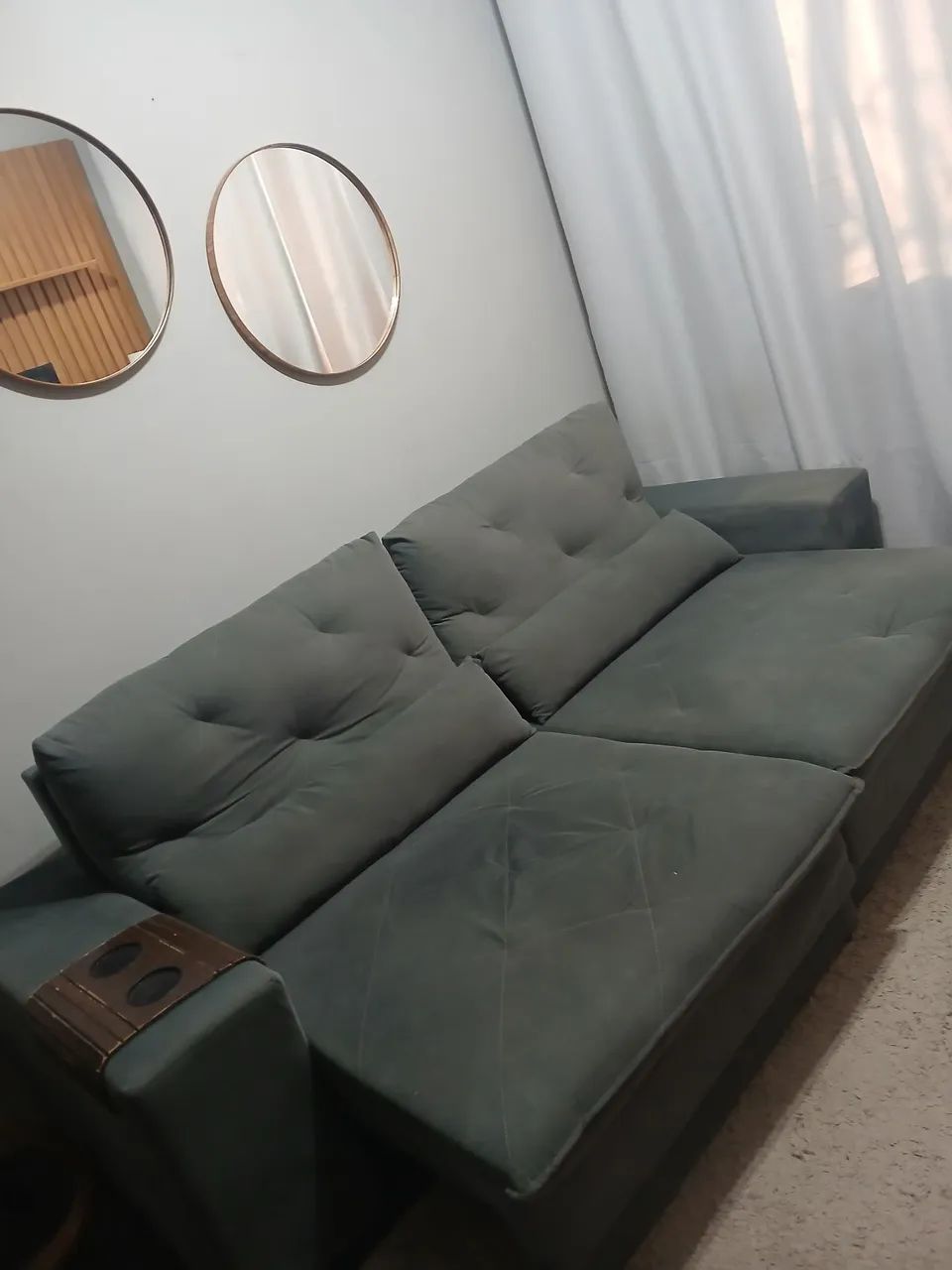 Sofá retrátil 4 lugares