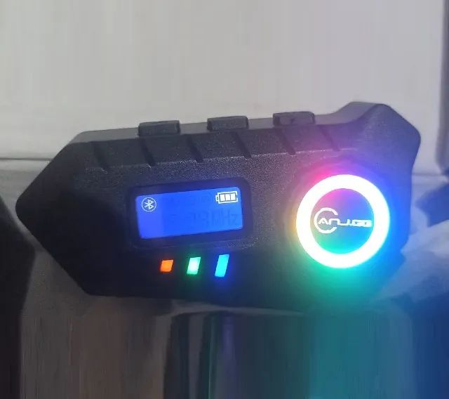 Fone de Ouvido Bluetooth (para Capacete) com Visor, FM, Microfone, RGB e Headset Wireless - Foto 3