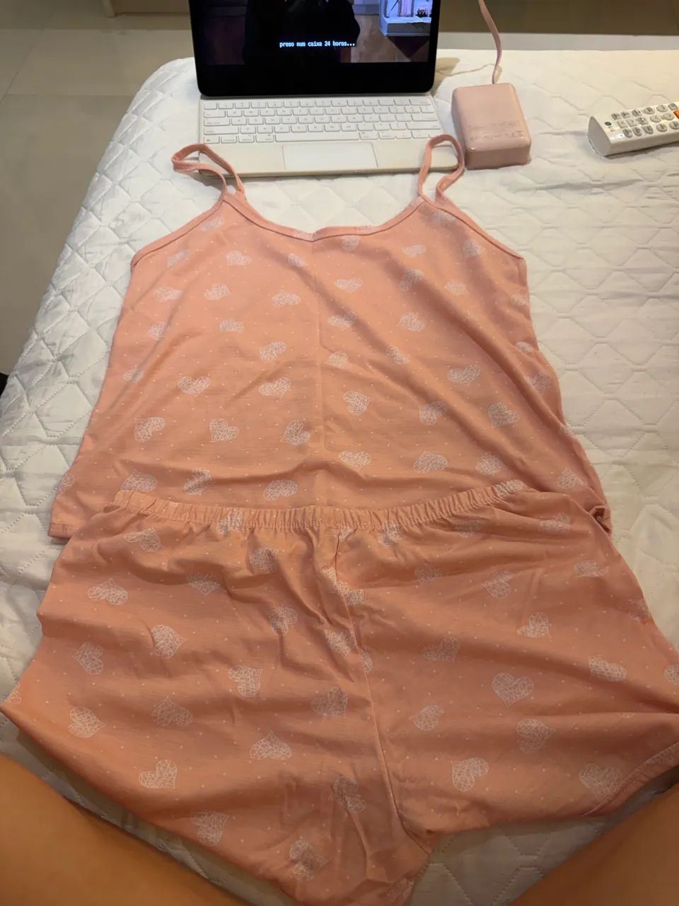 pijama rosa 