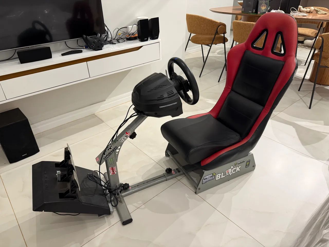 THRUSTMASTER T300RS GT + COCKPIT SIMULADOR CORRIDA - Foto 3