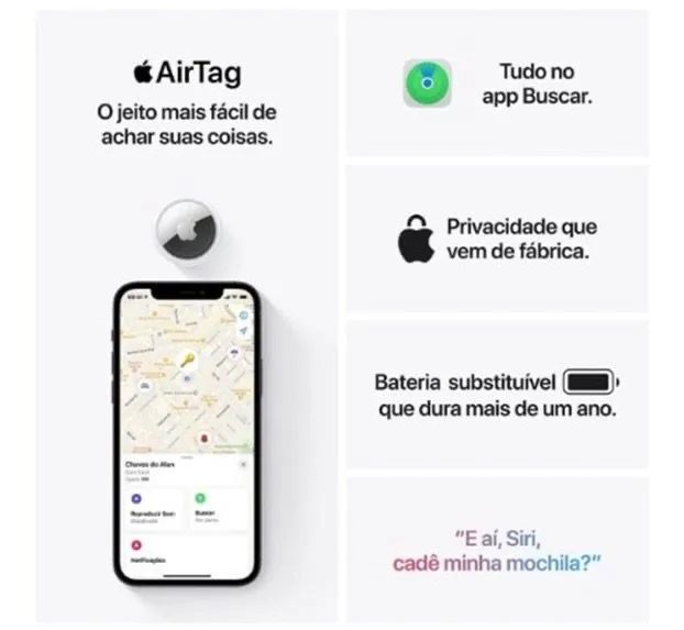 AirTag Apple + brinde - Foto 3