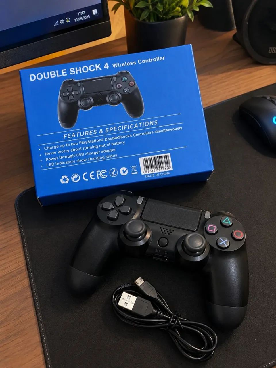 Controle sem fio para PS4