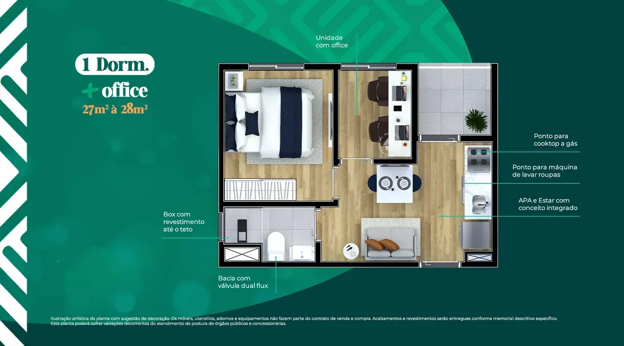 PLANTA 27m²