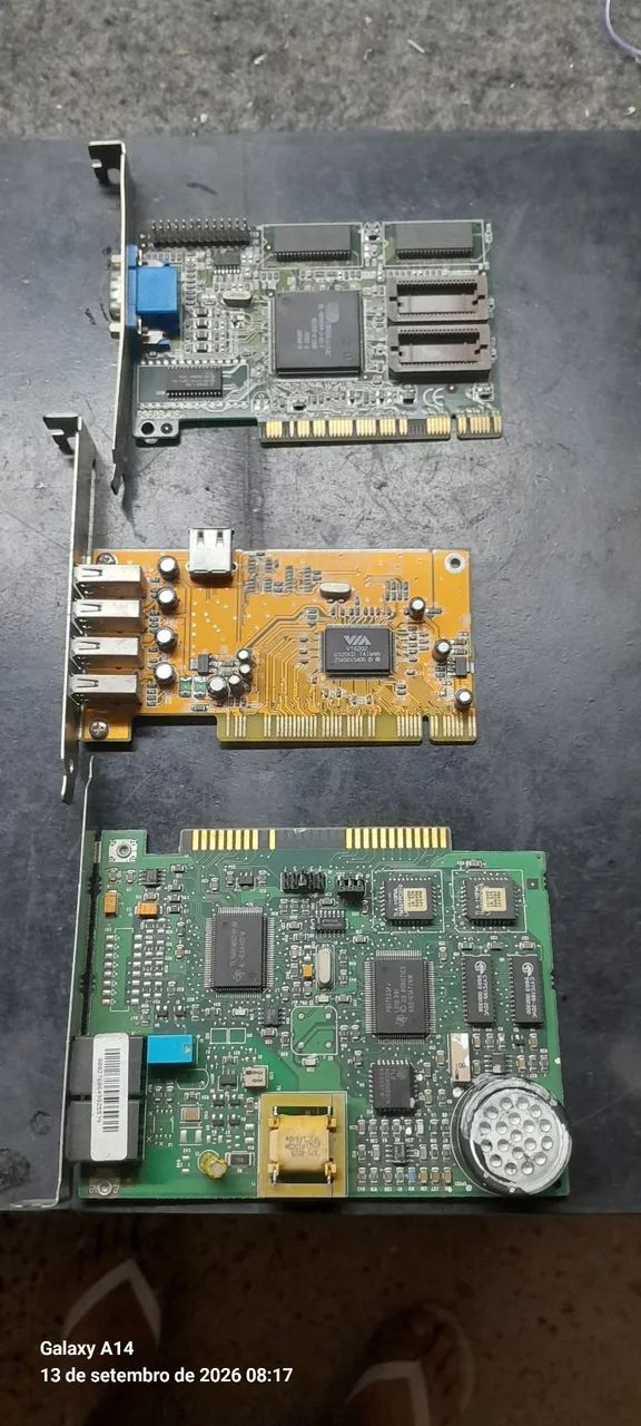 placas internas computador antigo  - Foto 2