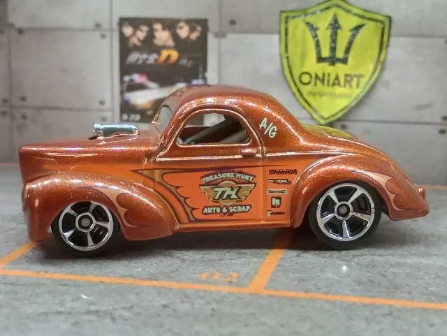 Hot Wheels 41' Willys Treasure Hunt T-hunt 2012 - Foto 2