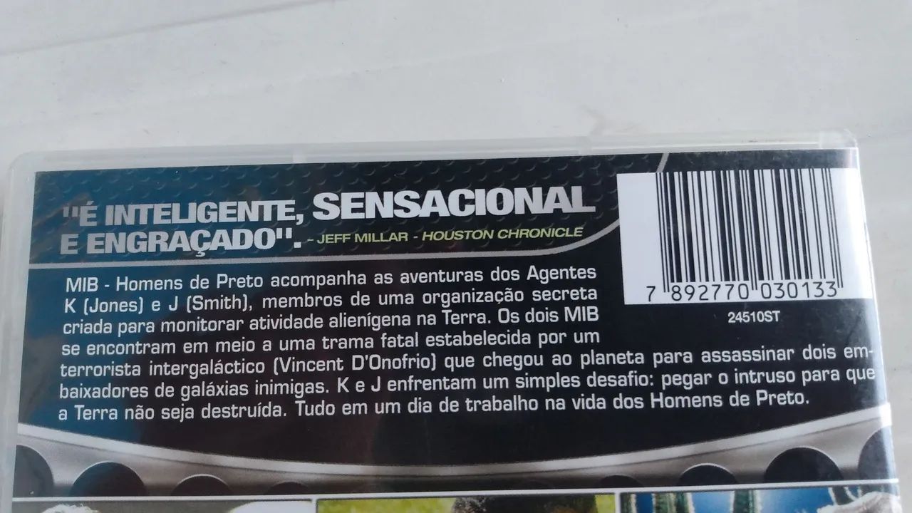 DVD original MIB homens de preto ótimo estado.  - Foto 3