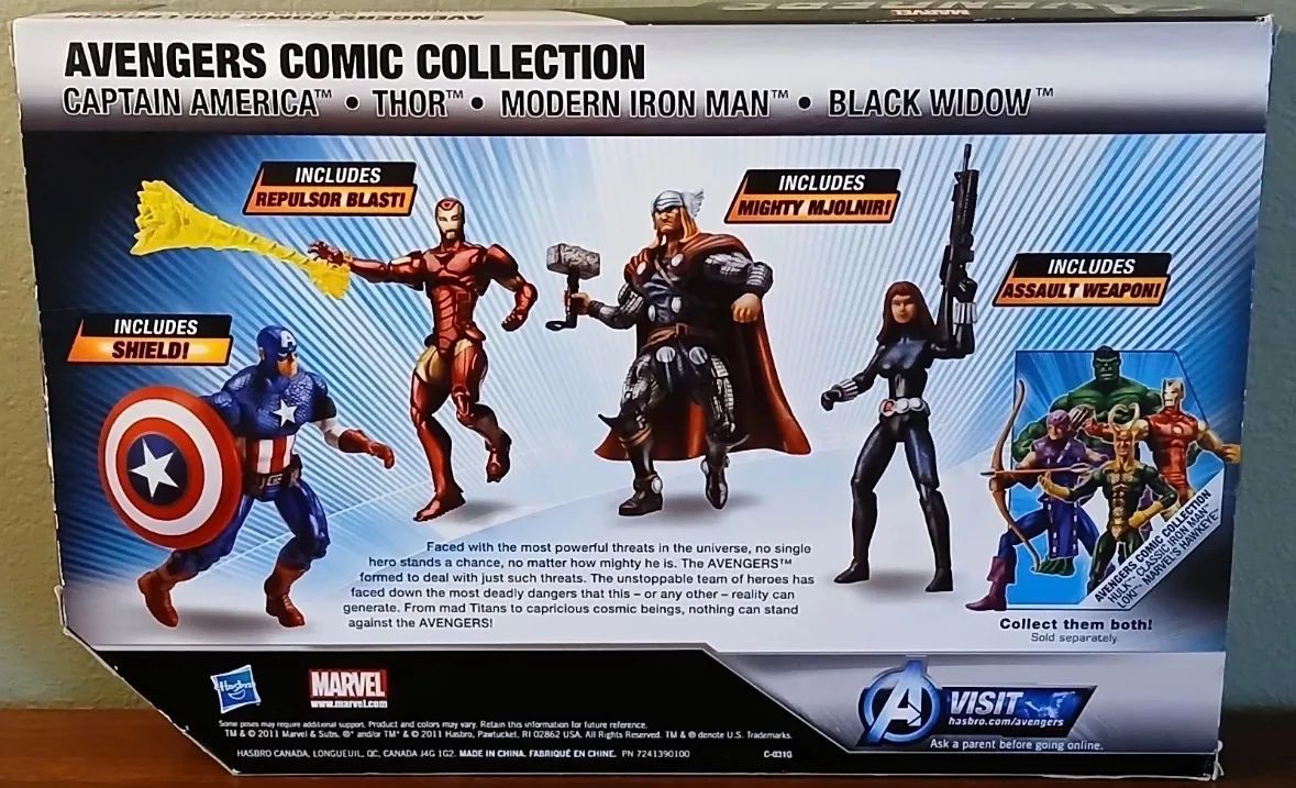 Marvel Universe Vingadores 8 pack lacrado - Foto 3