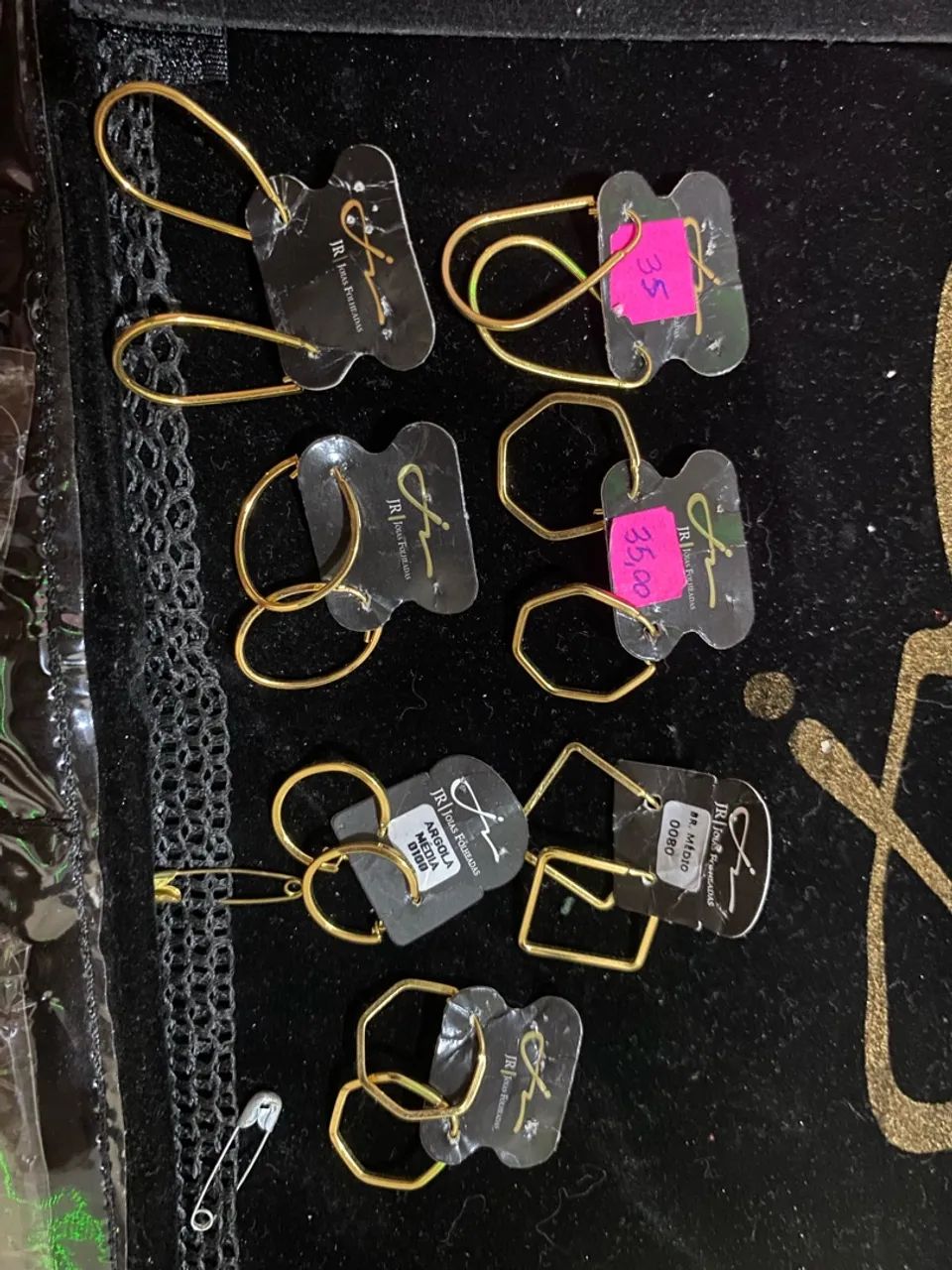 Lote joias JR Folheadas a ouro e Hipoalergênicas  - Foto 3