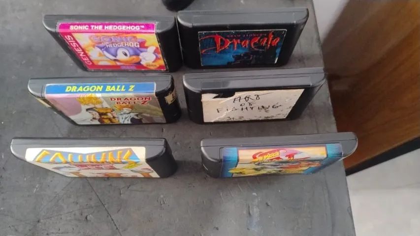 Mega Drive 3 + 6 Jogos + 2 Controles - Funcionando! - Foto 4
