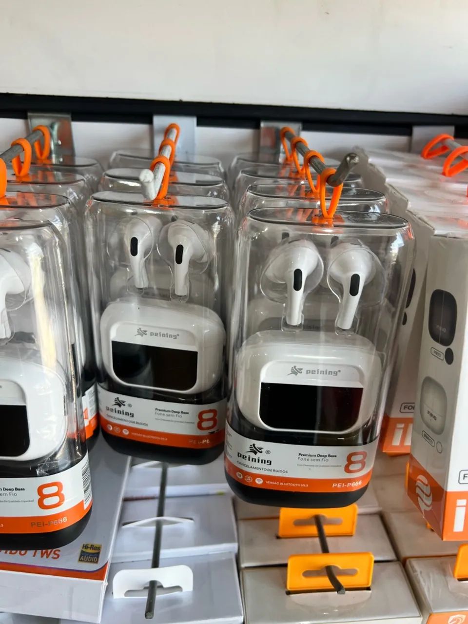 Fone Bluetooth com Visor Touch LED Controle de Música