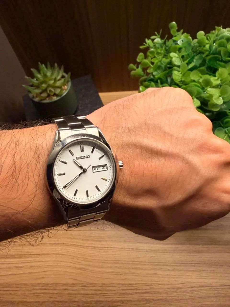 Seiko 7N43-9080 - Relógio Masculino 36mm. Seminovo Importado do