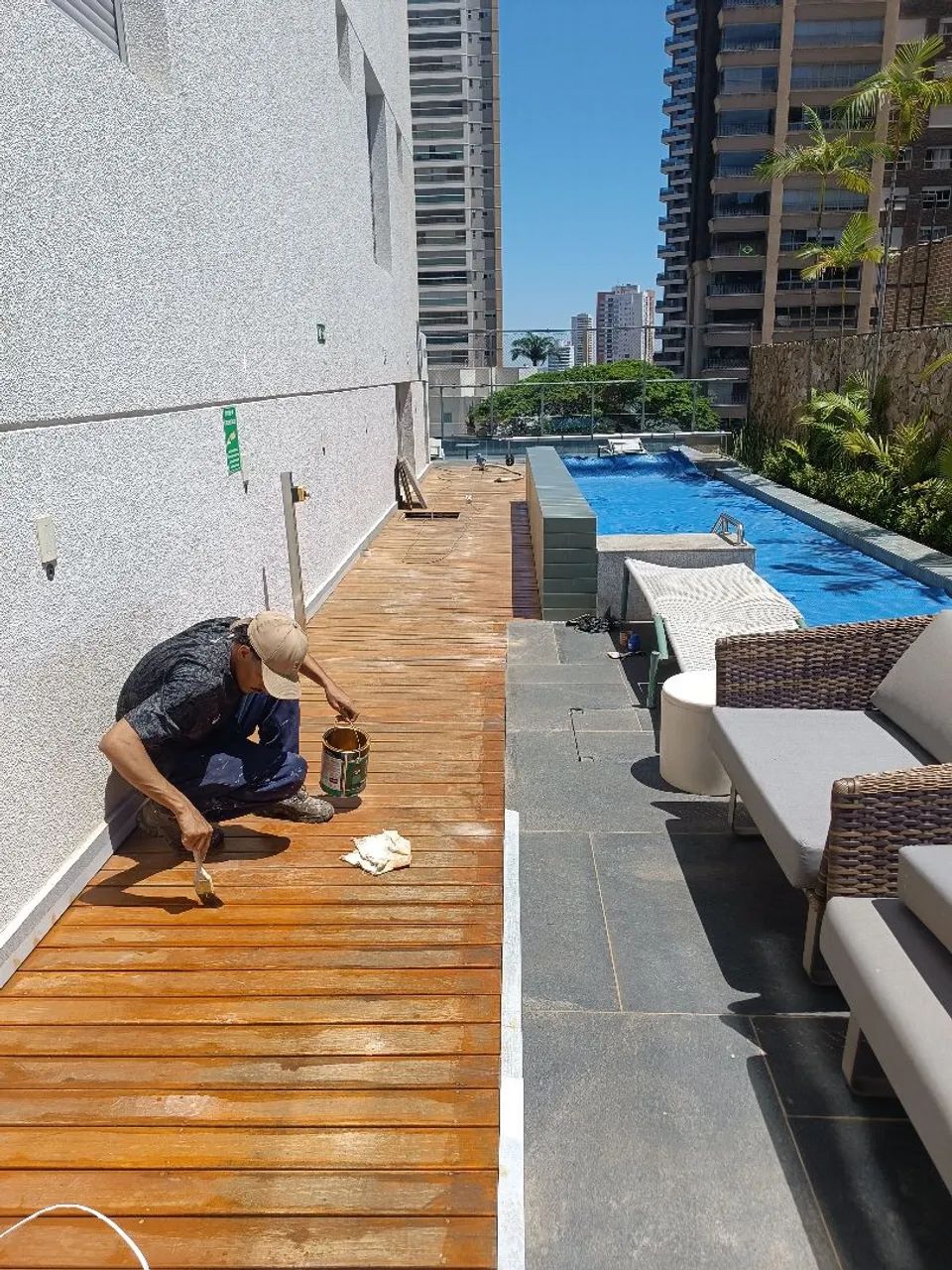 Restauração de deck de piscina  - Foto 2
