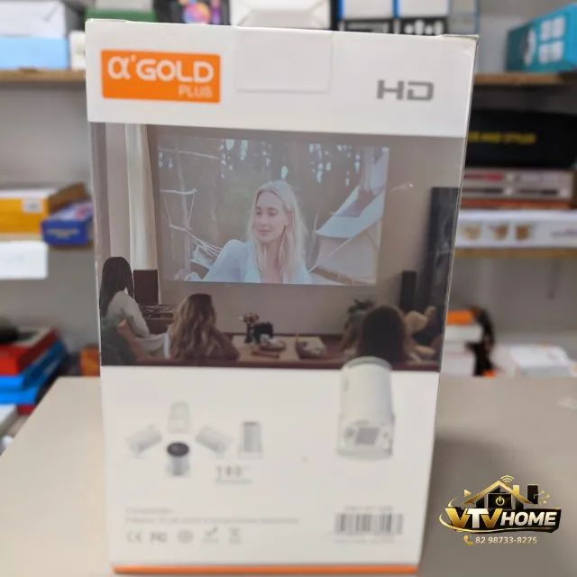 Projetor 4K Agold Plus Original + Entrega Grátis  - Foto 3