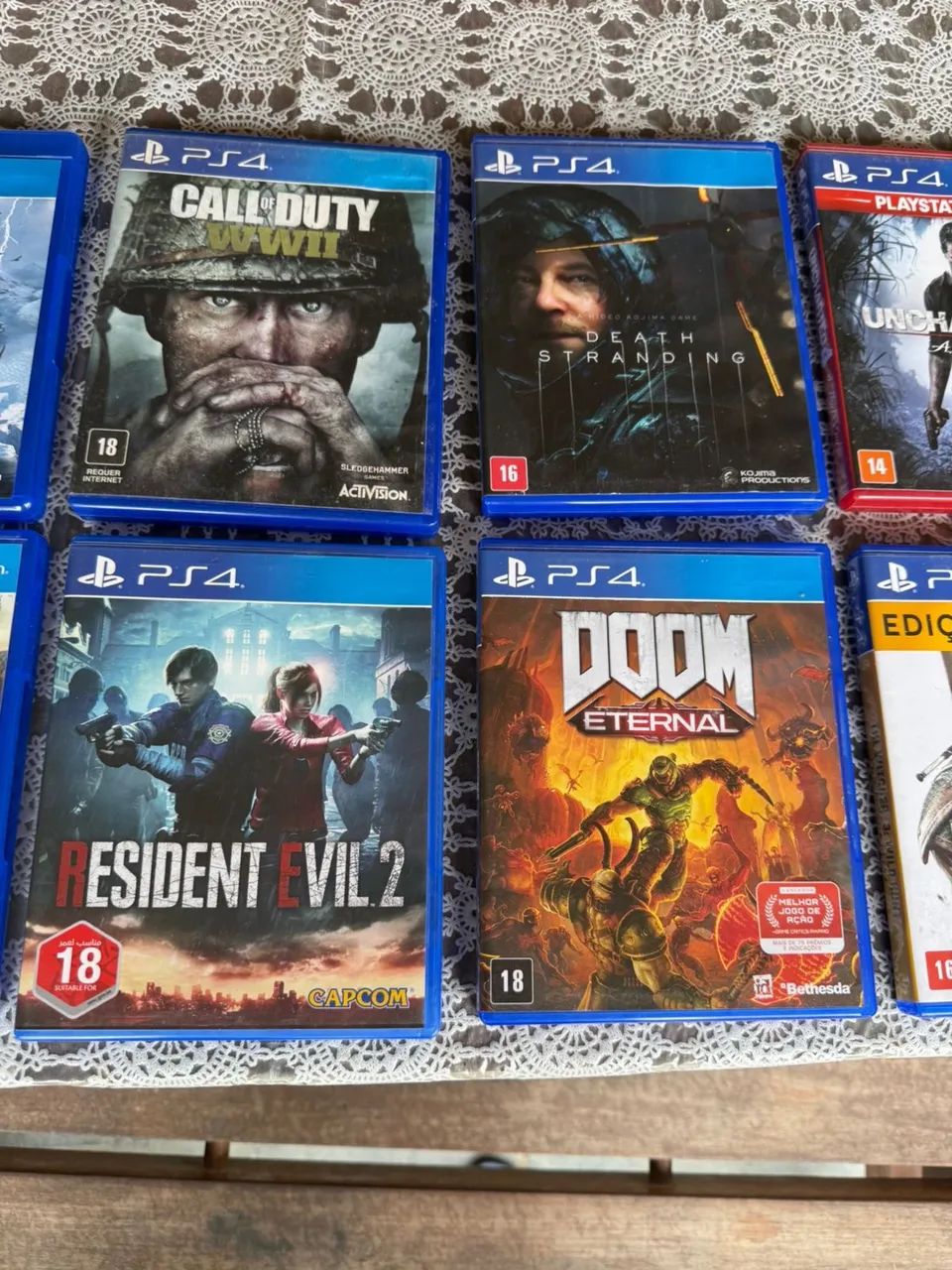 PS4 Slim + 2 Controles + 12 Jogos | Limpeza Recente | Completo - Foto 4