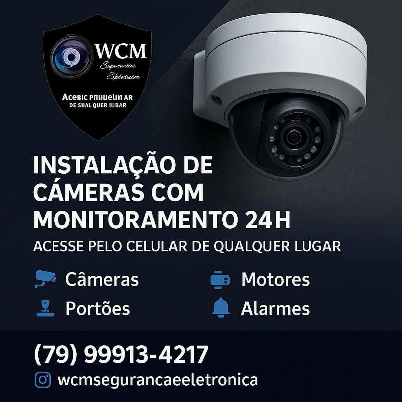 Eletricista residencial e sistema de segurança.