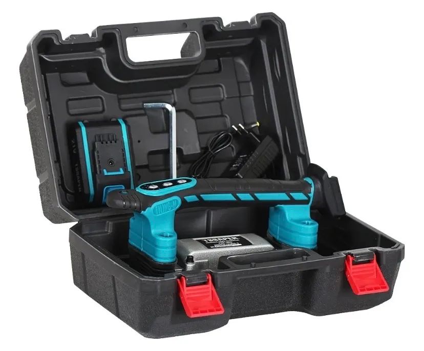 Máquina Para Assentar Piso Com Ventosa 21v 185w 2 Baterias 21v - Foto 6