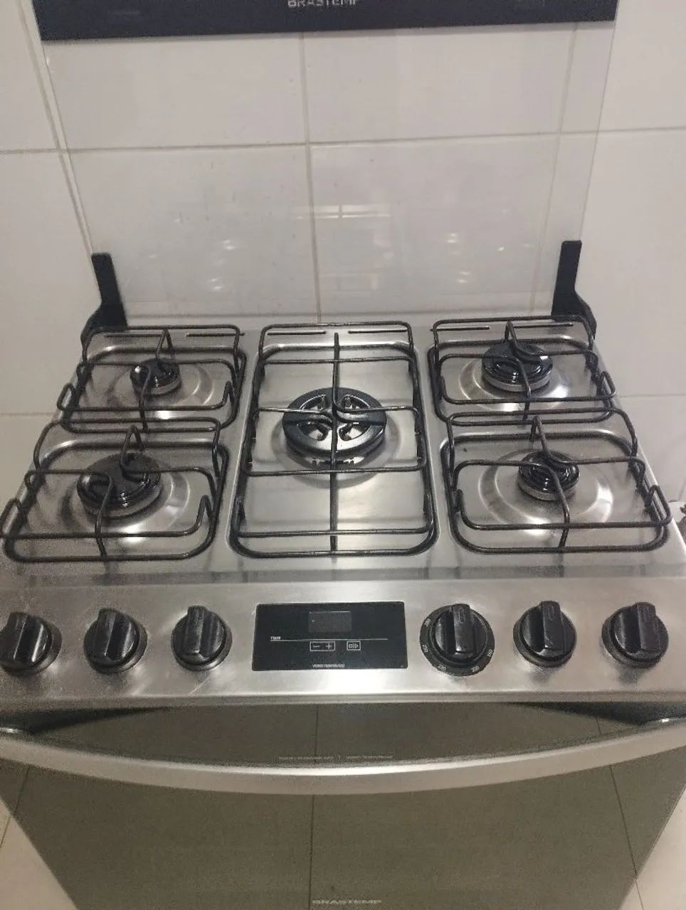 Brastemp Ative! 5 Bocas Inox com timer/painel digital - Foto 3