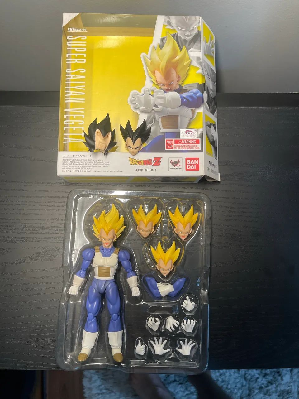 S.h figuarts Dragon ball - Super vegeta + head extra  - Foto 2