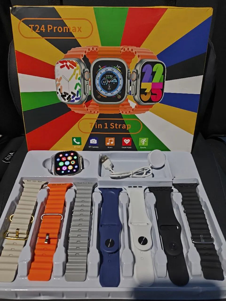 Smartwatch Ultra 7 Pulseiras - Foto 3