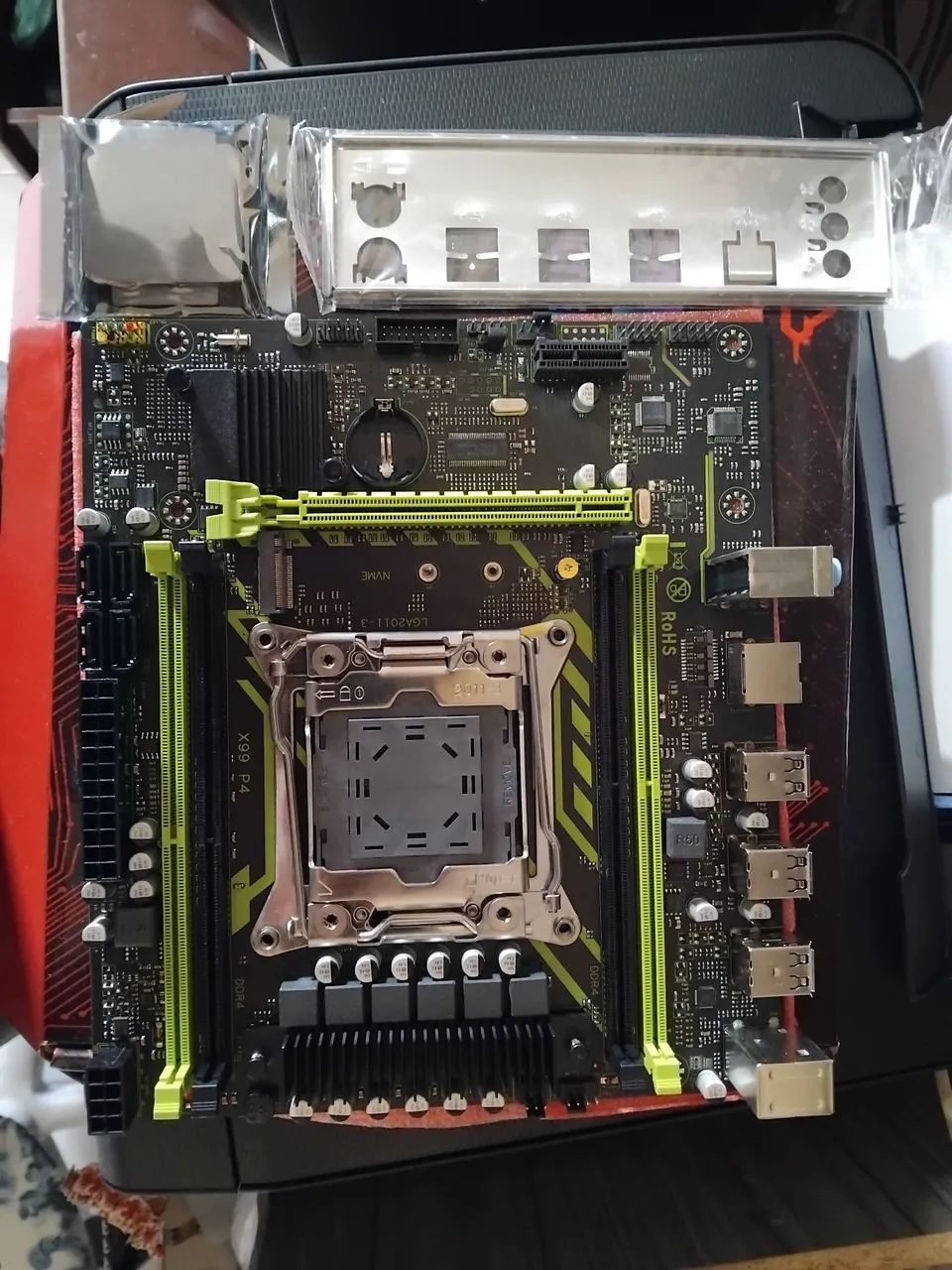 Placa mãe zsus X99-8d4 e processador xeon E52650 V3