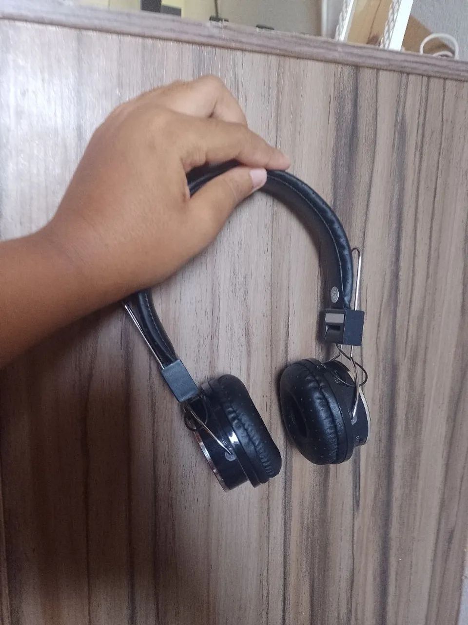 Fone headset sem fio ajustável com garantia de 5 meses 