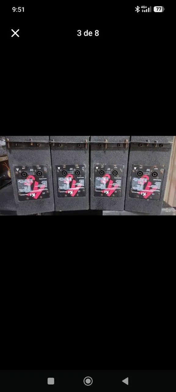 10 caixas de som LINE Array ativa com bumpper  - Foto 3