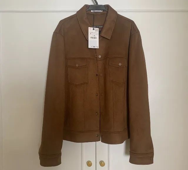 Jaqueta camurça Zara 