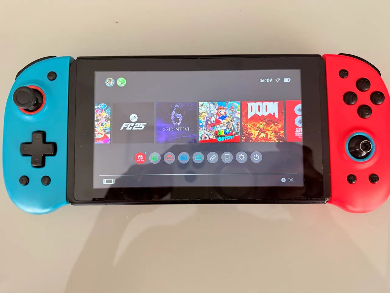 NINTENDO SWITCH V1 HAC-001 + DOCK + 7 JOGOS ? R$ 1.500 - Consoles