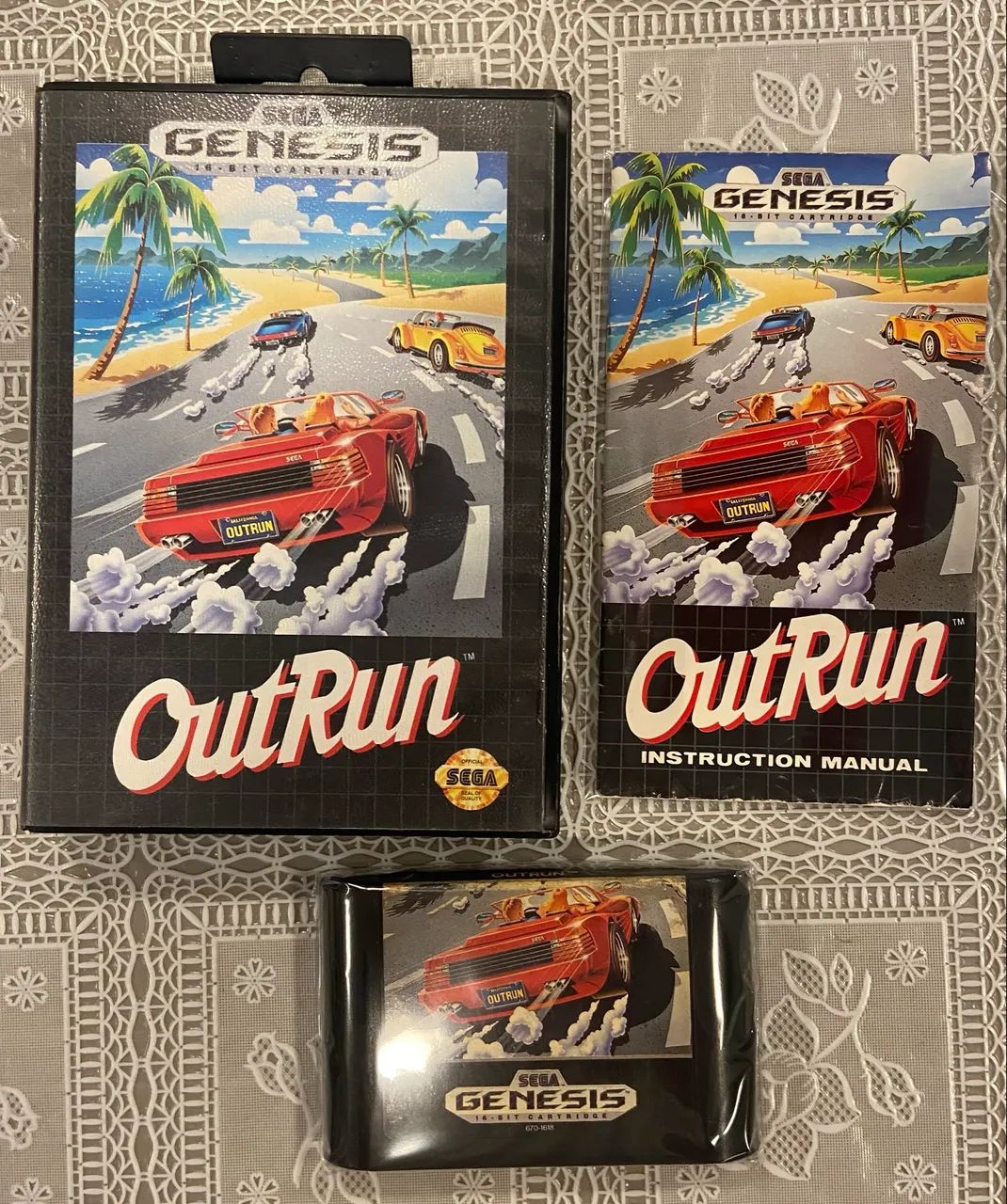 Jogo Mega Drive - Out Run