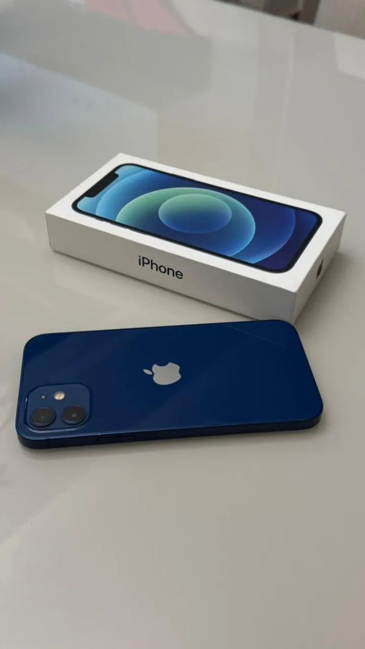 Apple iPhone 12 (128 Gb) - Azul - Celulares e Smartphones - Jardim