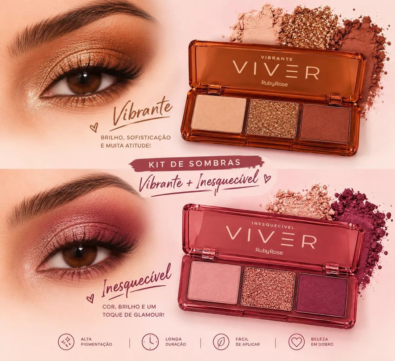 Paleta de Sombras e Iluminador