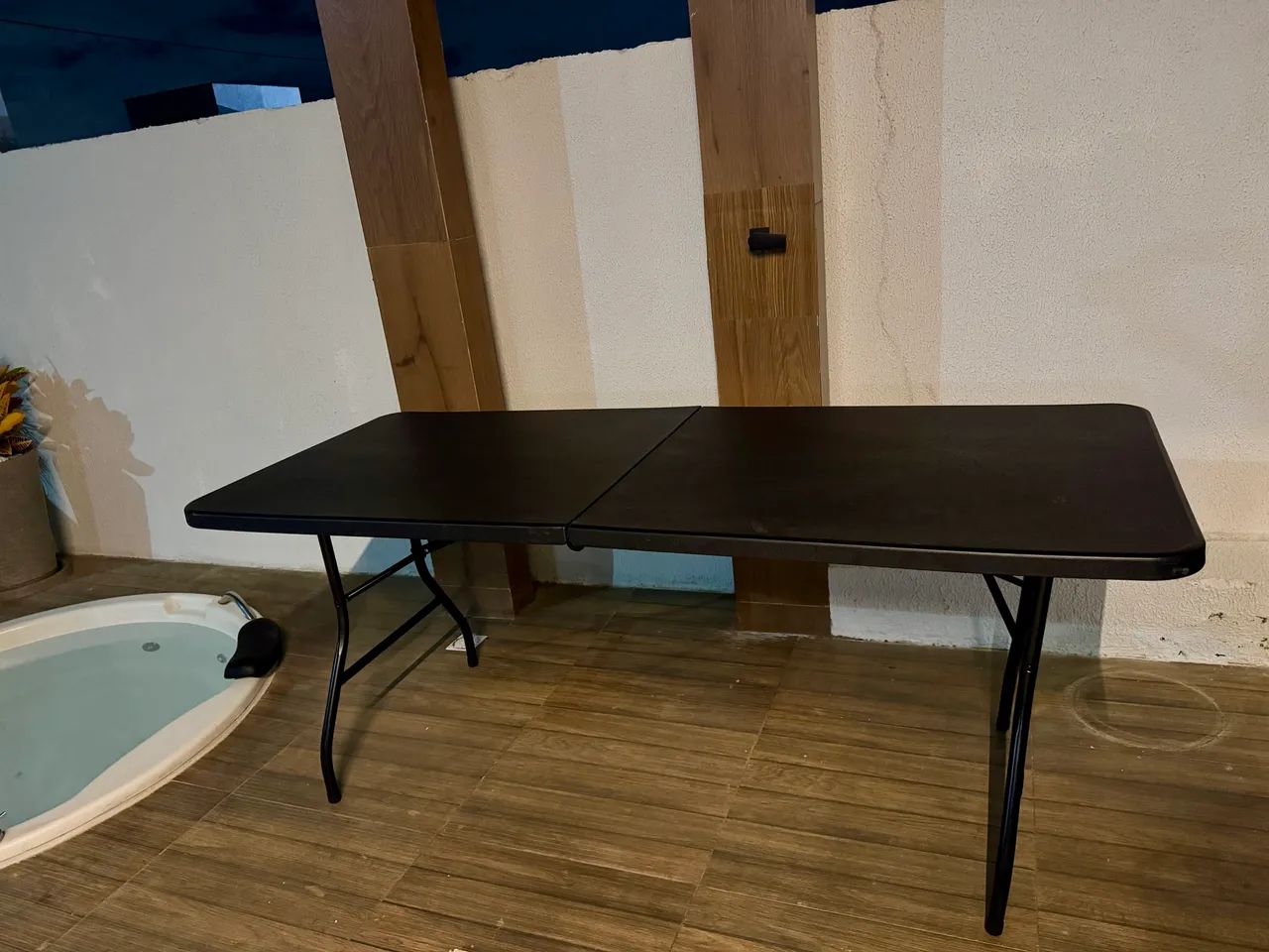 Mesa dobrável preta  - Foto 2
