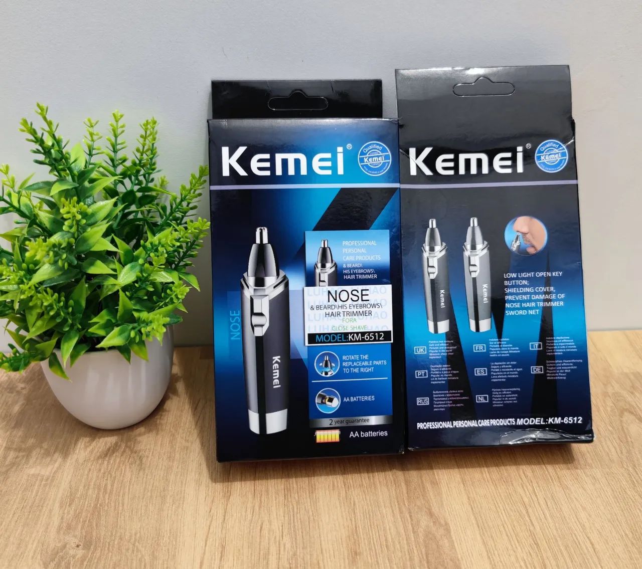 Removedor Aparador de Pelos Nariz Orelha Cortador Kemei - Foto 6