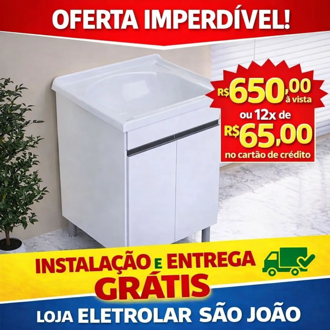 Tanque para lavanderia 