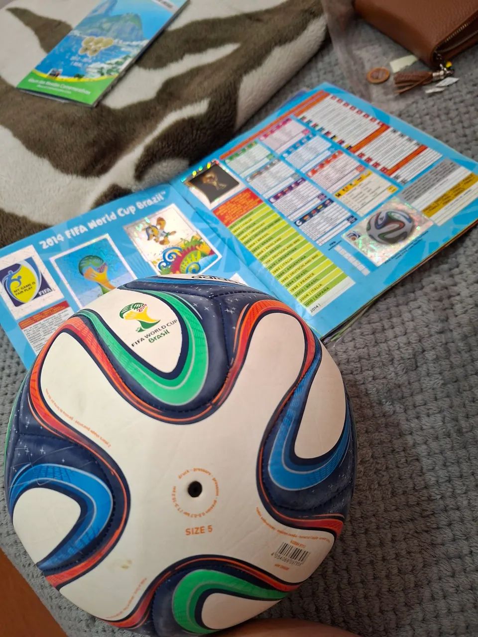 Bola Brazuca Copa do Brasil 2014 Adidas original  - Foto 5