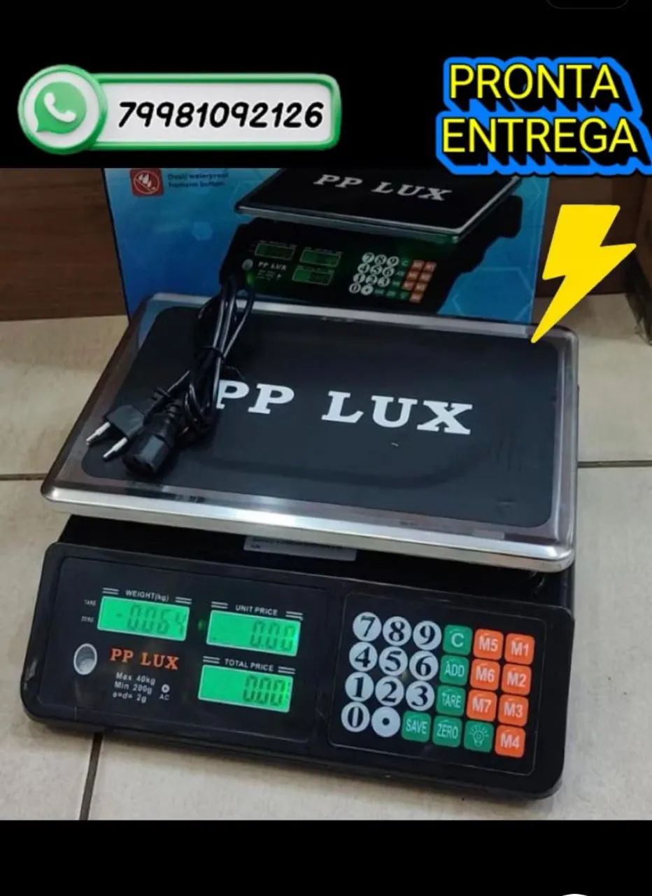 Balança digital PP LUX nova pronta entrega original 