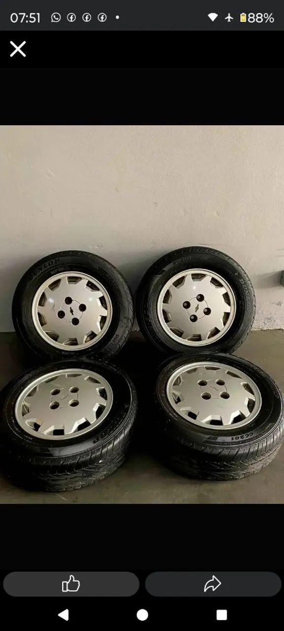 Rodas originais Kadett lindas - Foto 5