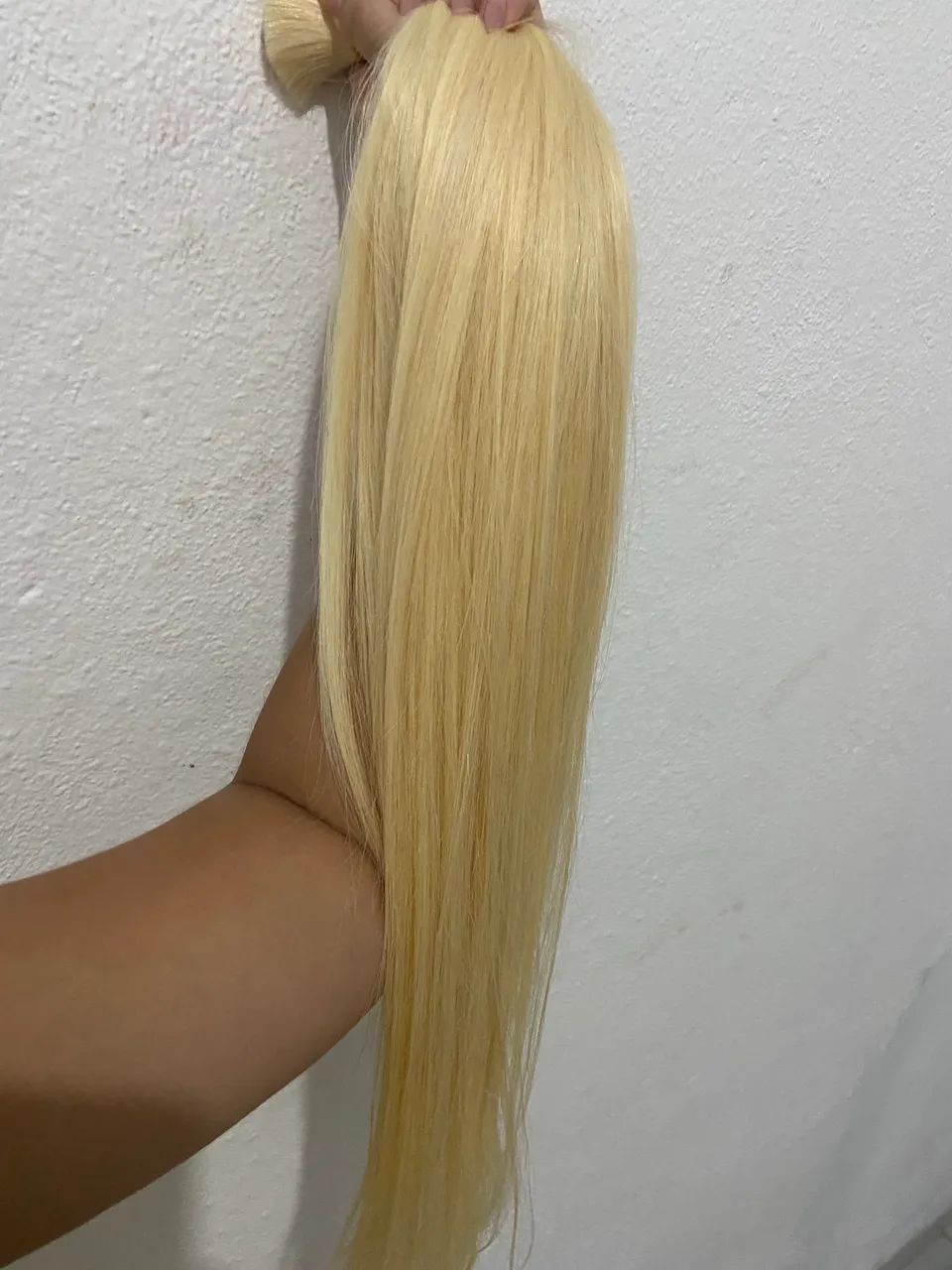 Cabelo loiro vietnamita 65 cm 200g 