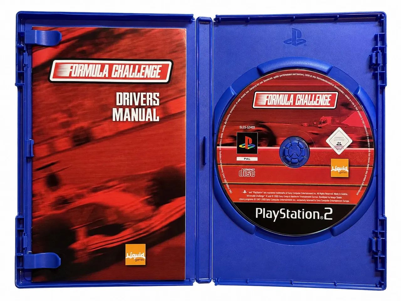 Formula Challenge PS2 Europeu Original Completo com Manual - Foto 3