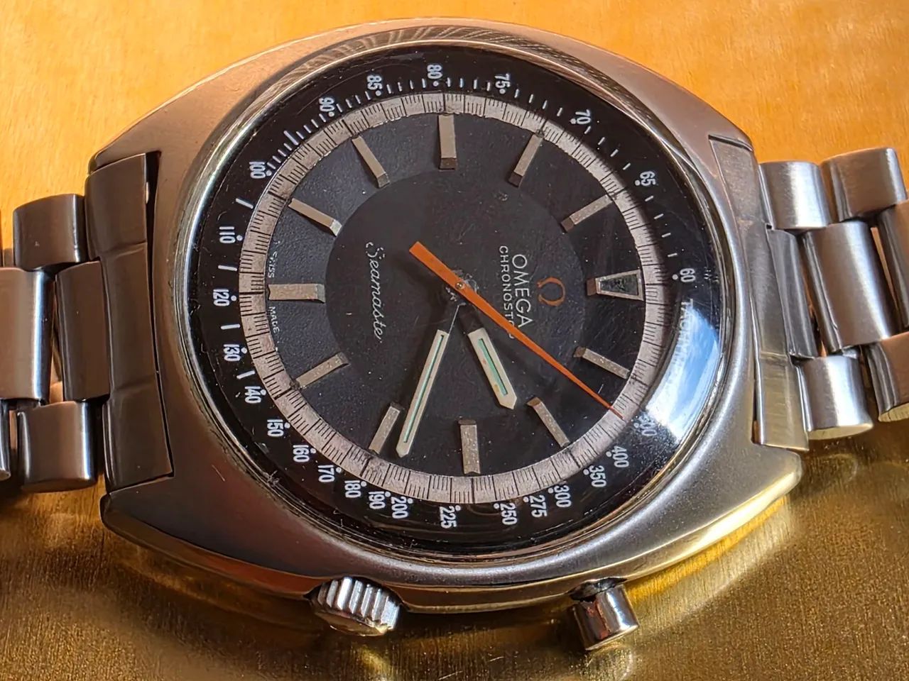 Relógio Omega Seamaster Chronostop.  Corda manual.  - Foto 2