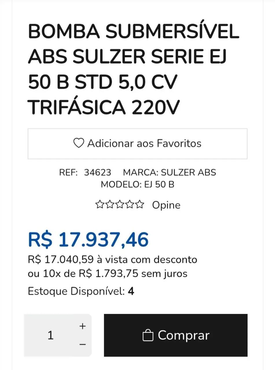 Bomba submersível KSB KRT  - Foto 4