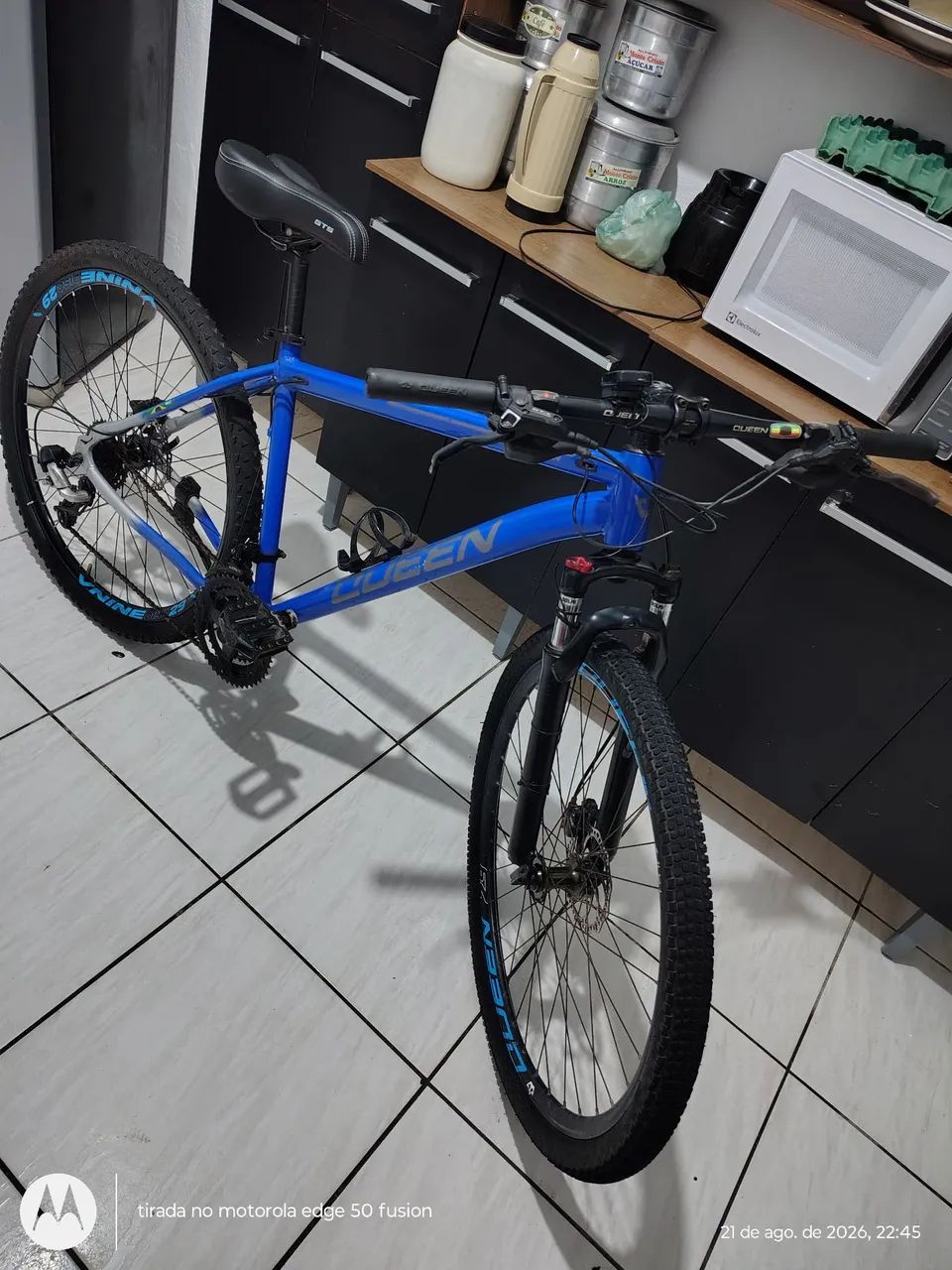 Bicicleta Queen MTB alumínio aro 29 quadro 19 - Foto 5