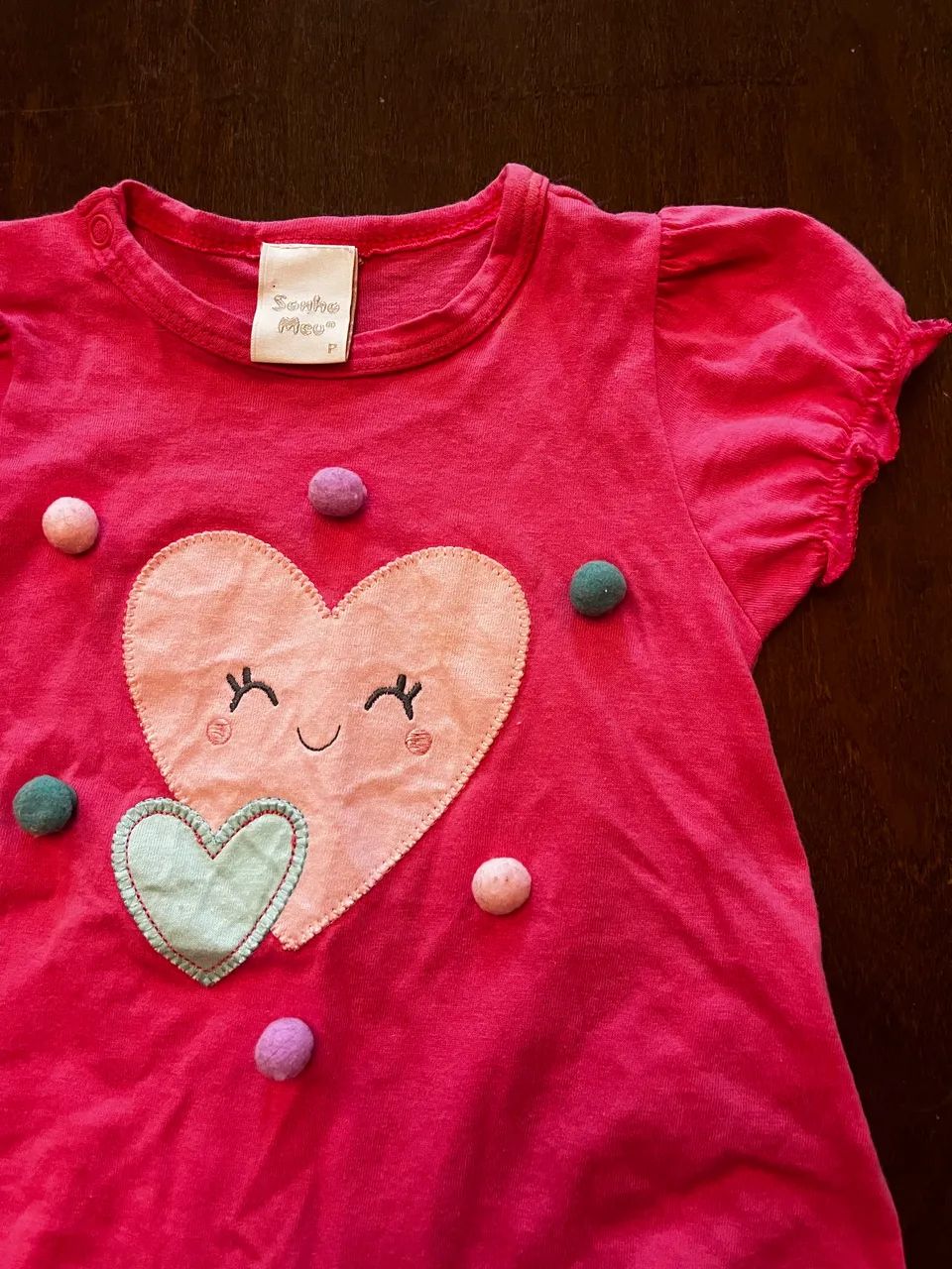 Body pink bebê menina 1-3 meses