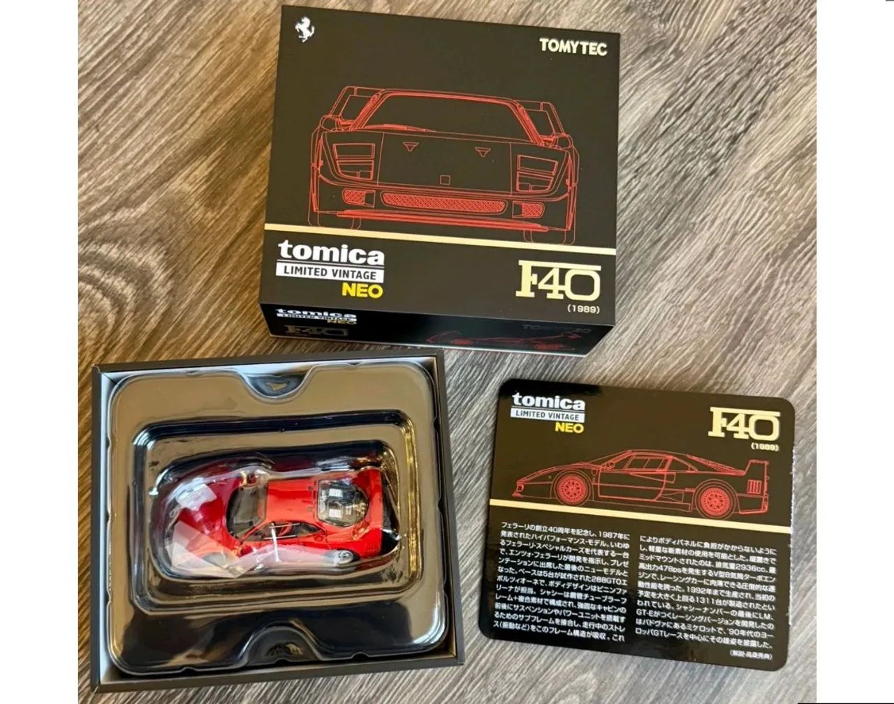 トミカ TLV Ferrari F40 (1989) NEO 新品未開封品 トミカリミテッドヴィンテージ NEO LV-N フェラーリ F40（1989）（赤