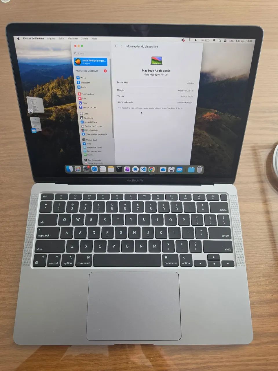 Macbook air m1 8gb 256gb