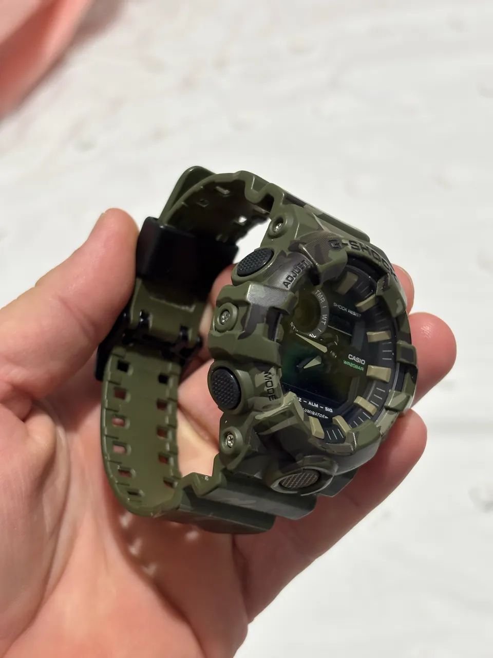 Relógio g-shock verde camuflado - Foto 3
