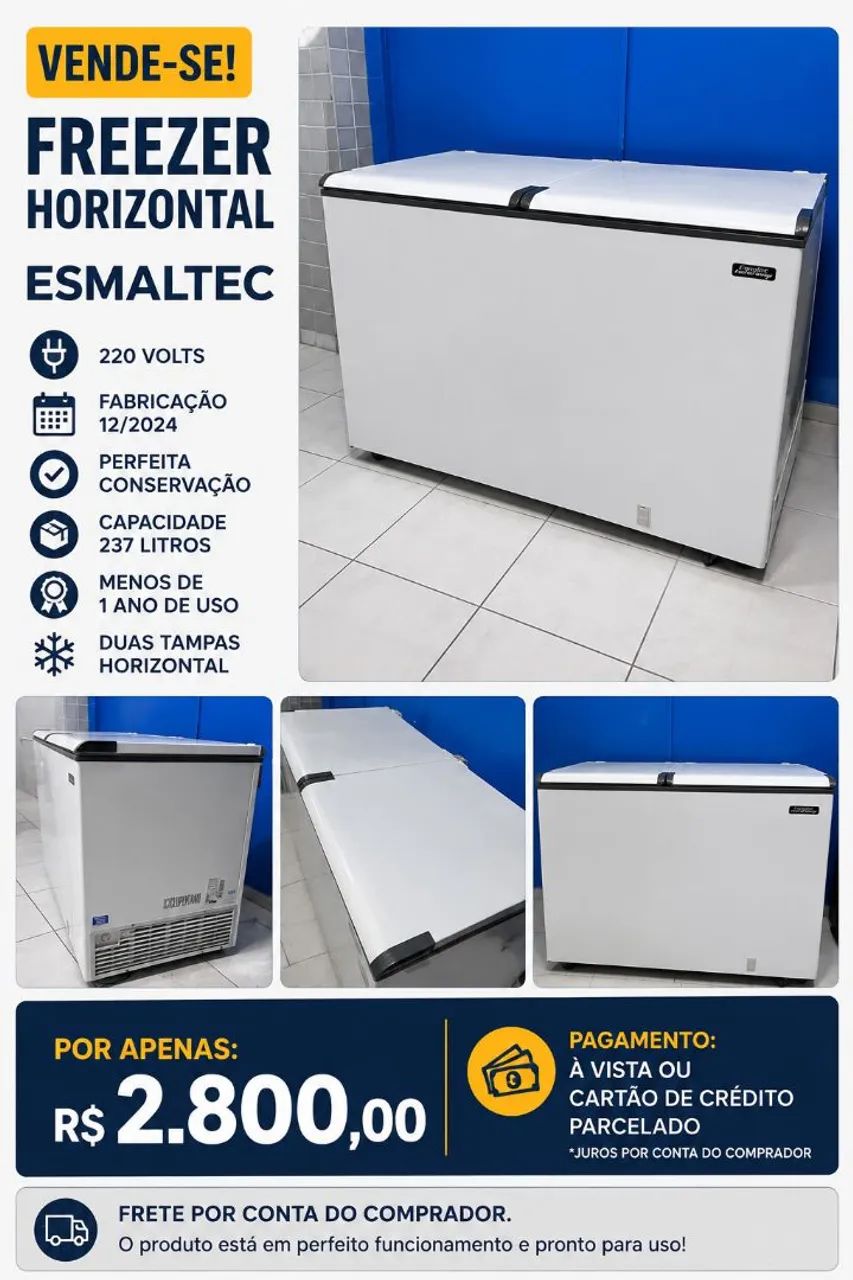 Vendo freezer 